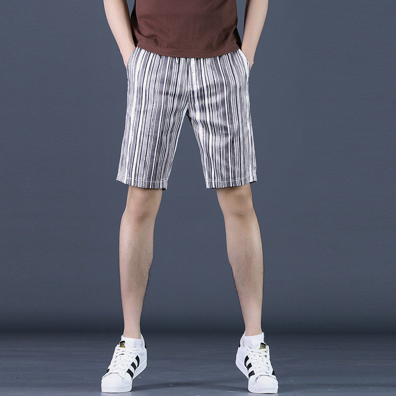 简约时尚舒适透气休闲短裤夏季速干男款宽松直筒运动裤薄款五分裤