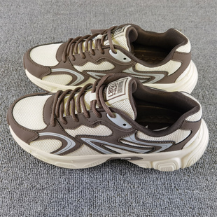 贵人鸟男鞋2025夏季新款网面透气男士低帮轻便运动休闲跑步老爹鞋