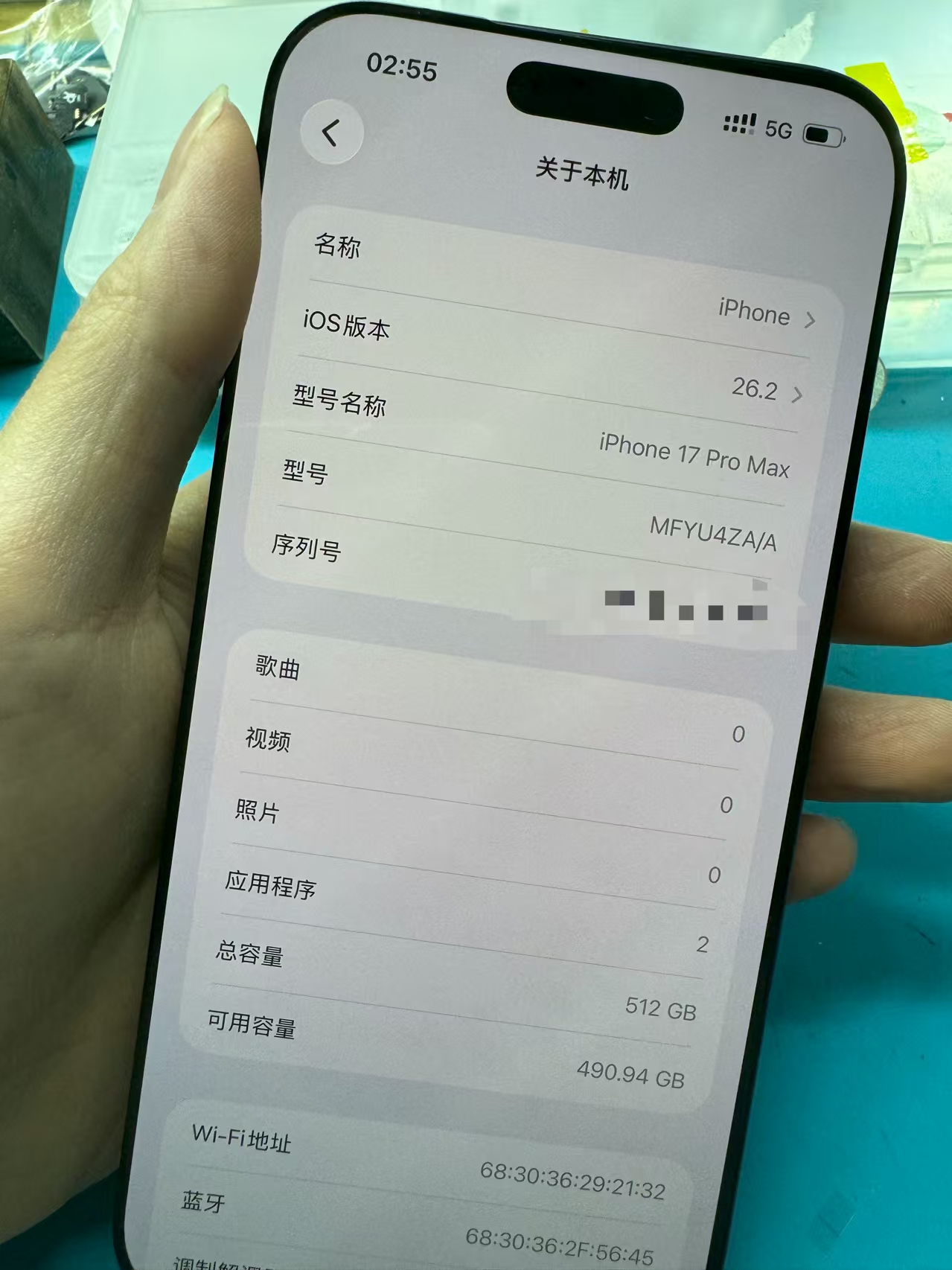 新加坡版iPhone17Pro/PM原生单卡改双卡 港版等原生单卡改双卡