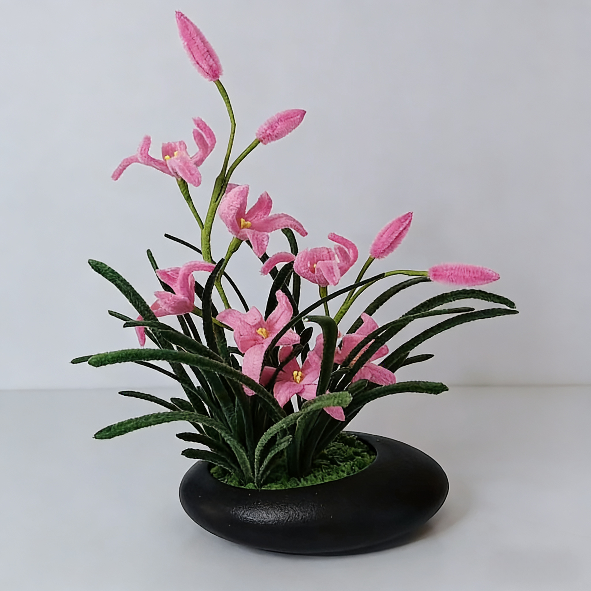 加密扭扭棒兰花仿真花手工编织花束diy材料包小盆栽客厅摆件礼物,玩具/童车/益智/积木/模型,其他手工制作,淘宝优惠券,粉丝福利购,淘宝优惠卷