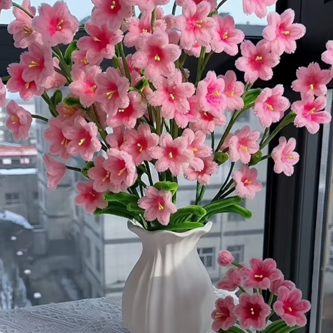 铃兰花扭扭棒花束手工DIY材料包