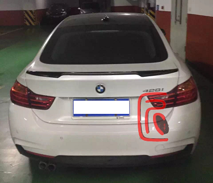 适用于宝马4系 F32F33F36F82F83 P款 M4款改装碳纤尾翼
