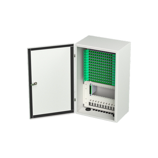 室外加厚大款96/144芯光缆交接箱SC/FC/APC满配空箱配空盘光纤配线架机柜常规壁挂式光交箱防水铁材质电信级