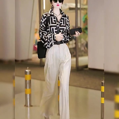 女款新款长袖衬衫高级感轻奢衬衣减龄洋气秋装爆款上衣2025年秋季