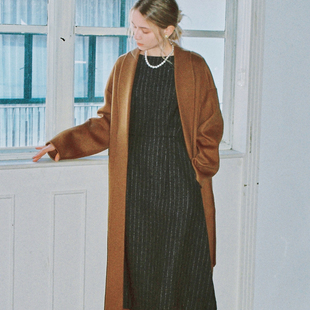 大衣 新年战袍红色驼色黑色羊绒浴袍式 Into Fiction卡罗尔电影同款