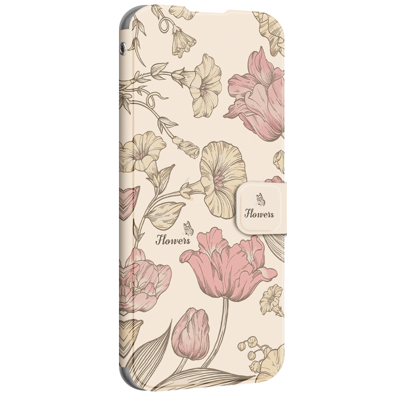 适用华为nova14手机壳nova11女款nova13防摔nova10/9翻盖nova5新款8/6全包4保护套皮套nova12简约淡雅花朵