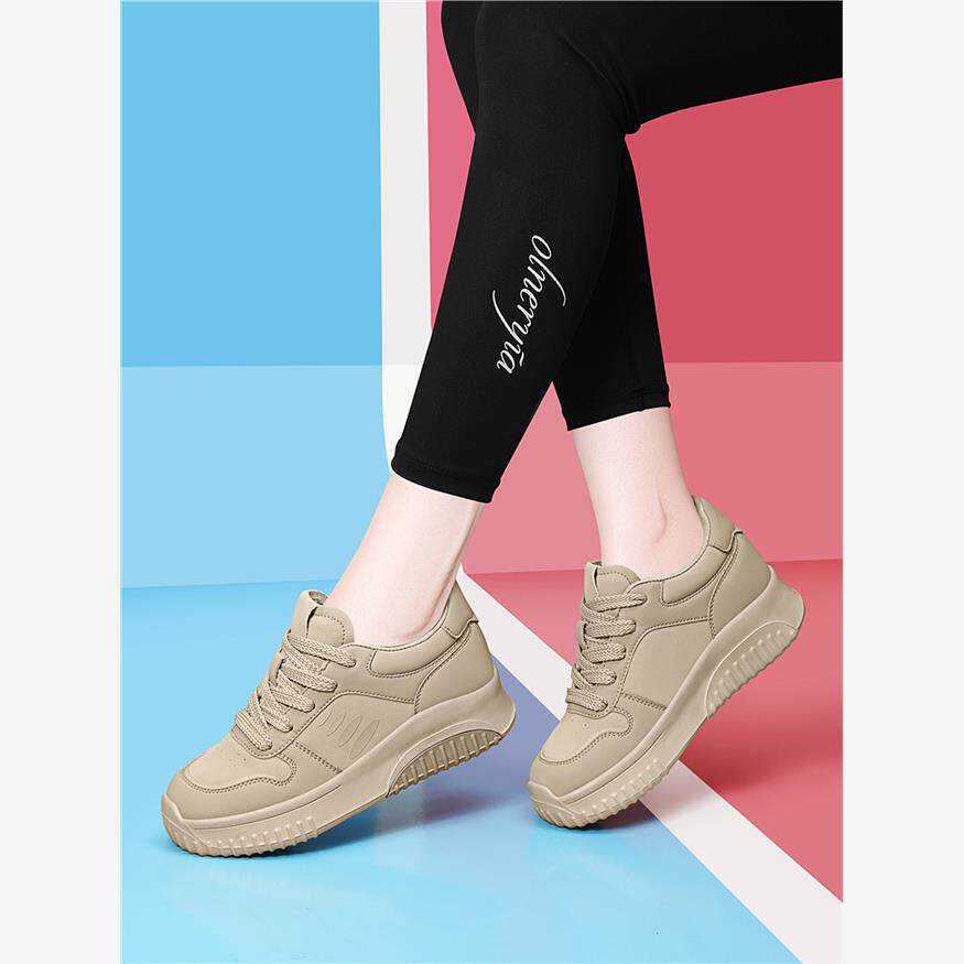 品牌鞋子女2025新款爆款春秋厚底软底旅游跑步运动休闲老爹鞋百搭