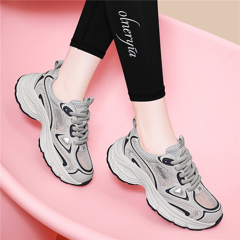 银色重工老爹鞋女2026春
