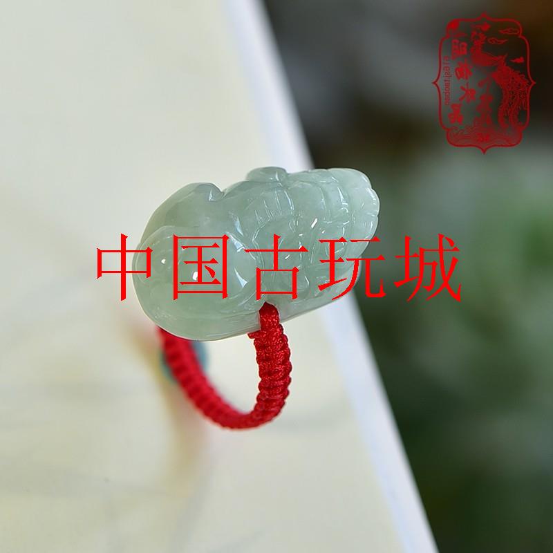 缅甸翡翠色玉碧玉戒指手工编织指环男女招财进宝转运