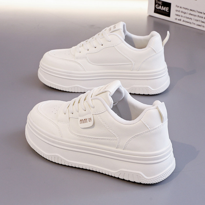 2025秋冬季女鞋新款百搭小白鞋爆款厚底休闲板鞋运动老爹鞋ins潮,女鞋,时尚休闲鞋,淘宝优惠券,粉丝福利购,淘宝优惠卷