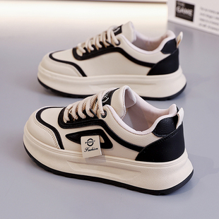 2025秋冬季新款百搭超火小白女鞋爆款网红休闲运动老爹鞋子ins潮