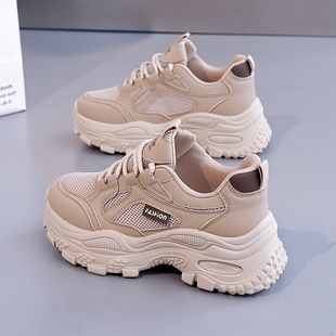 2025秋冬季小白女鞋新款百搭休闲爆款春秋运动超火老爹鞋子ins潮