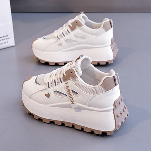 2025秋冬季新款ins老爹女鞋春秋爆款百搭休闲超火小白运动鞋子潮
