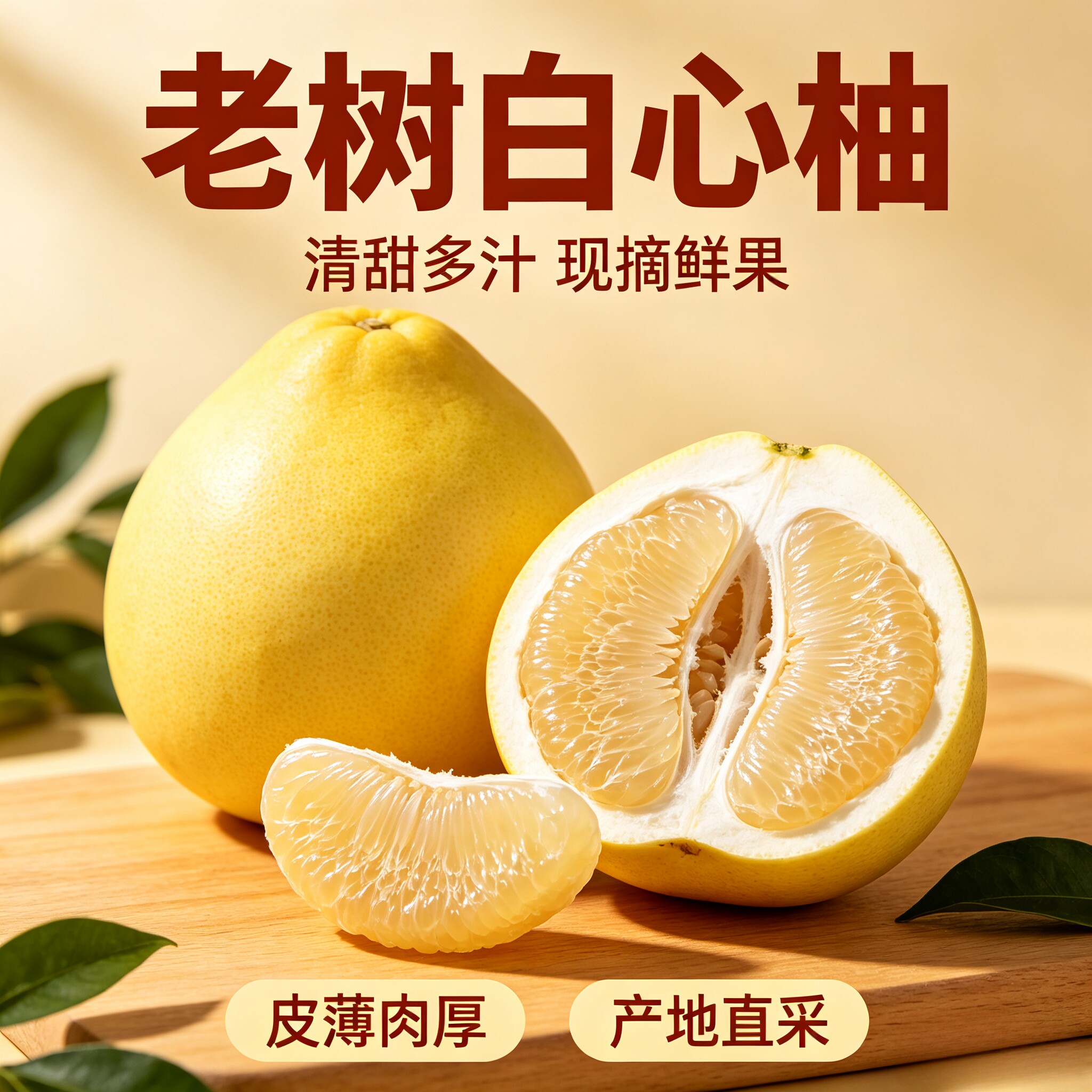 平和琯溪蜜柚老树白肉蜜柚新鲜爆汁白心甜蜜柚子应季孕妇水果现摘