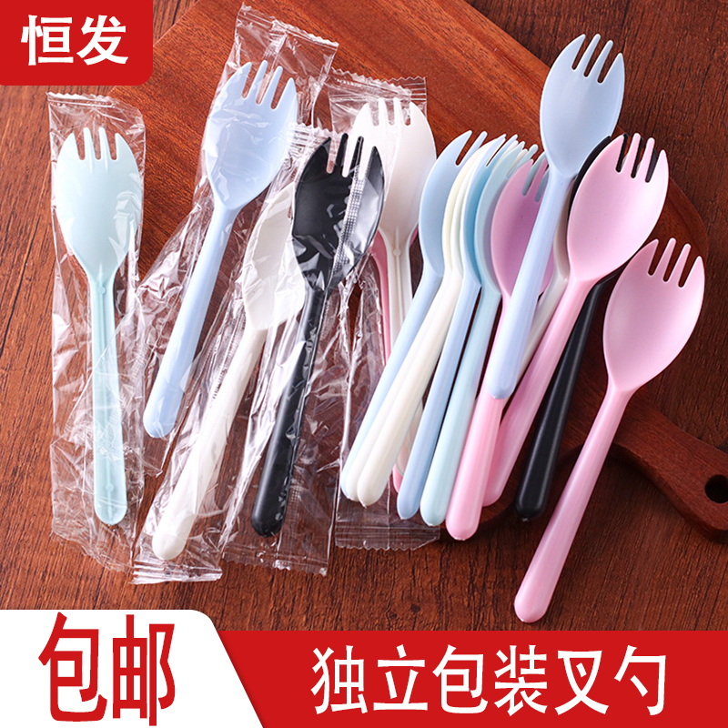 塑料一次性调羹勺子叉子