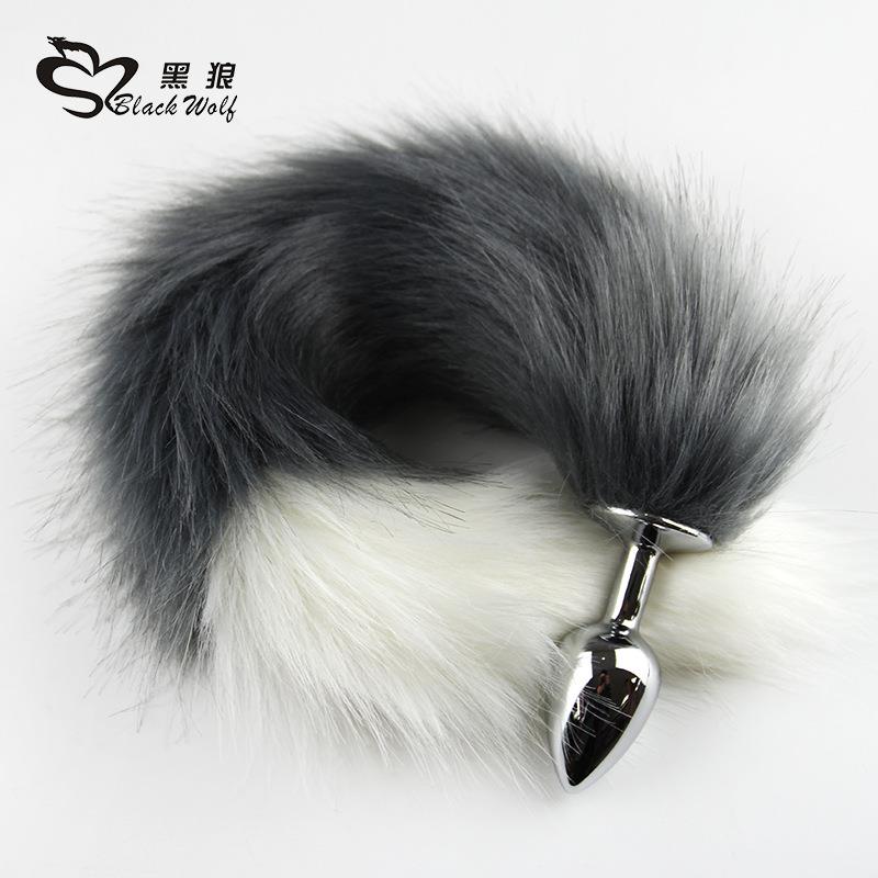狐狸尾巴cos猫尾巴插件道具猫娘演出漫展装扮可穿戴肛赛尾巴塞子