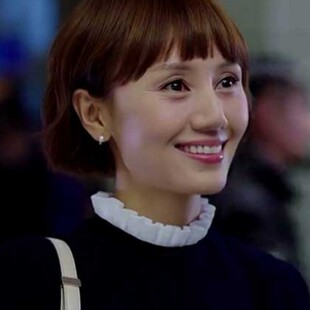 我的前半生唐晶同款白色木耳边假领子女半高领荷叶花边假领子立领