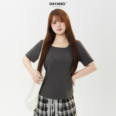 胖mm正肩短袖t恤女夏季显瘦打底