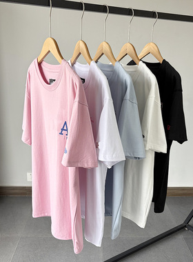 一等童品165-185 潮男青少年成人情侣装 26新款短袖T恤 韩单宽松t