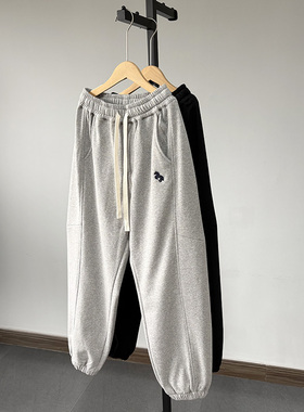 一等童品150-190春夏新款男女生校裤卫裤中大童学生针织长运动裤