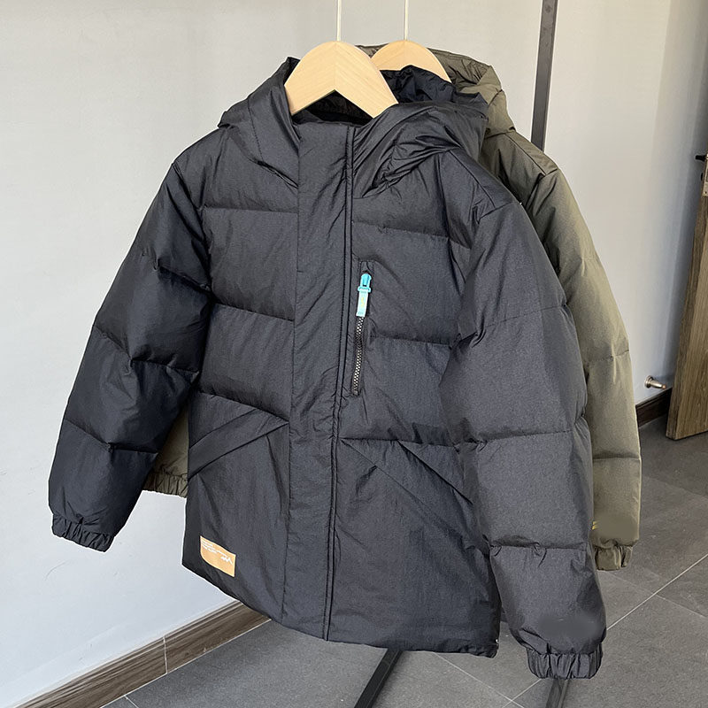 一等童品 120-175中大童连帽羽绒服 男童纯色冬季保暖加厚外套,童装/婴儿装/亲子装,羽绒服,淘宝优惠券,粉丝福利购,淘宝优惠卷