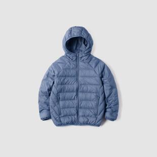 一等童品 120 中大童中长款羽绒服 男童纯色冬季保暖轻薄外套