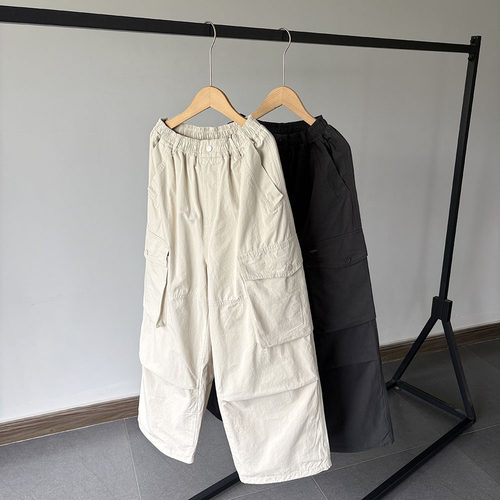 一等童品26秋冬130-190日系工装裤中大童男生宽松直筒休闲长裤