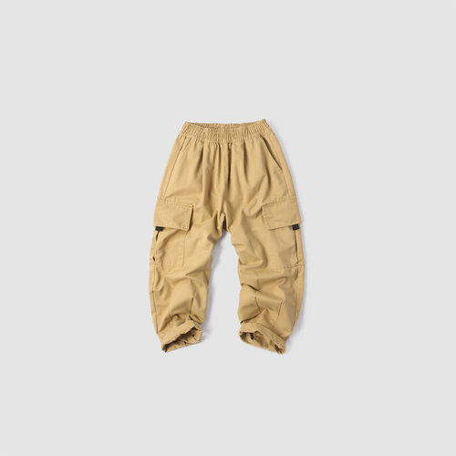 130-170宽松中大童秋装工装裤裤