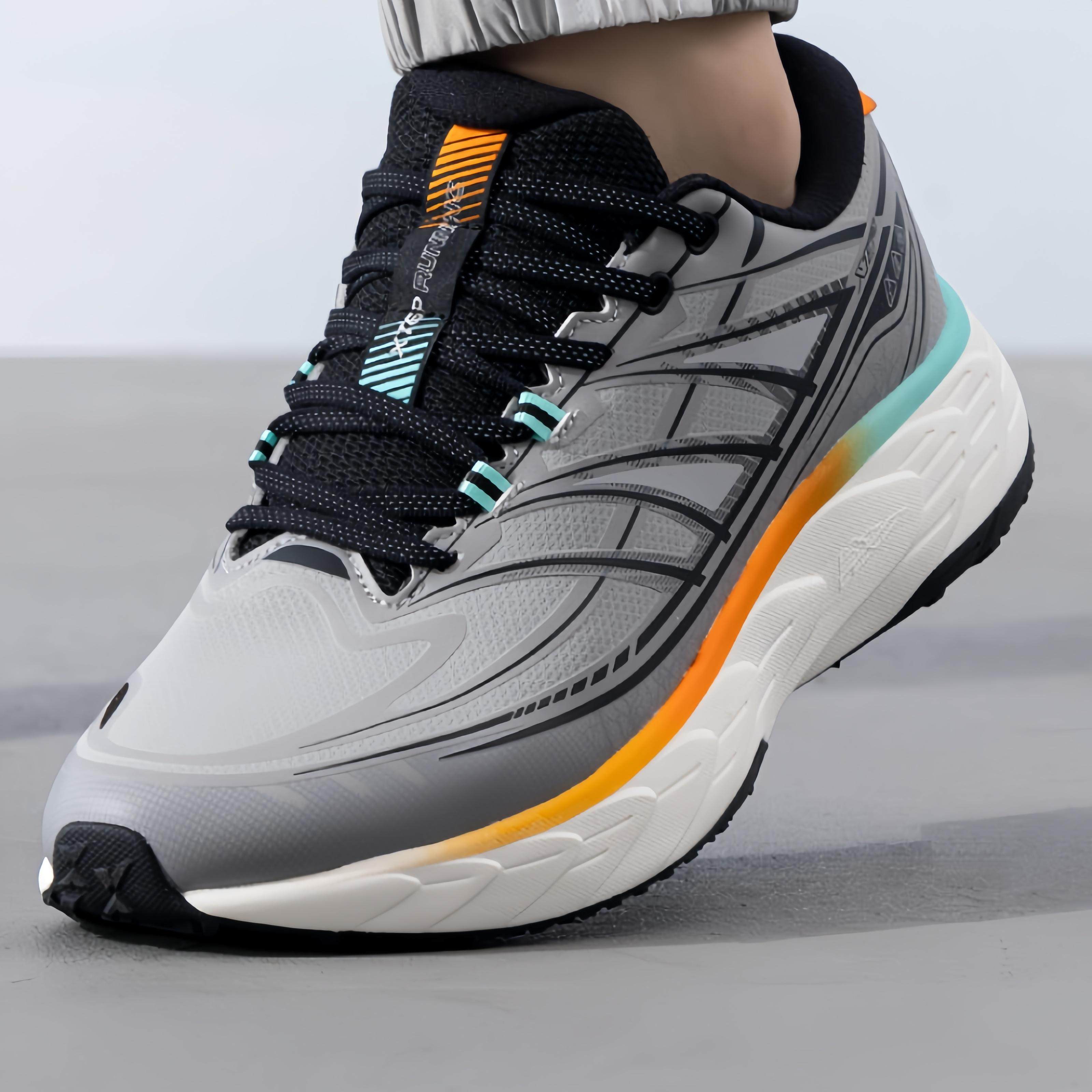 特步昆吾3 LITE丨跑鞋男鞋秋冬革面防泼水网面跑步鞋976419110034