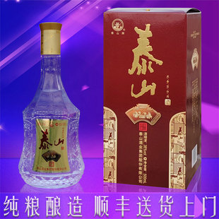 泰山牌泰山酒38度白酒浓香型纯粮食酒优级低度礼盒装酒水山东名酒