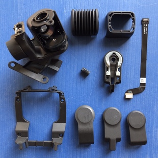 大疆御mavic air2云台相机减震板轴臂支架底座减震球侧盖信号排线