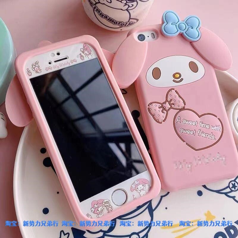 美乐蒂玉桂狗iphone4s/5/6/7/8手机壳苹果16/15/14/13全包12女xr