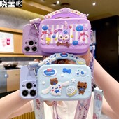 新款 2010 90全包镜头畅享70 零钱包适用华为nova12手机壳mate60pro斜挎背带mate30 40pro带挂绳荣耀100