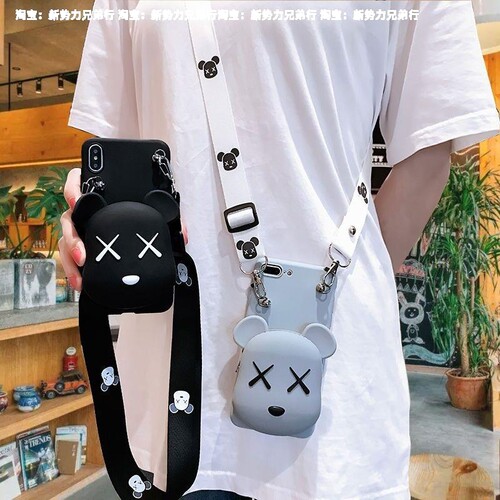 暴力熊零钱包荣耀400300200109070手机壳X70X60X50X40X30畅玩5060