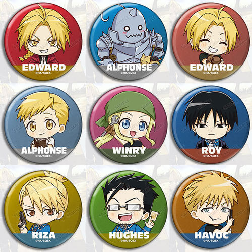 钢之炼金术师Q版挂件谷胸针徽章