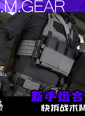 DMgear 快拆背心组合新手推荐 轻量化多尺码 户外军迷战术背心男