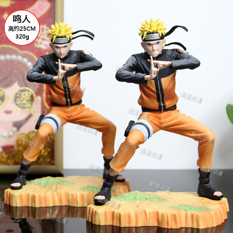 漩涡鸣人影分身手办模型