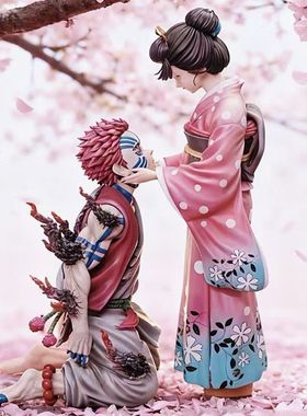 动漫周边场景摆件POPART恋雪猗窝座手办模型摆件gk潮玩礼物送海报