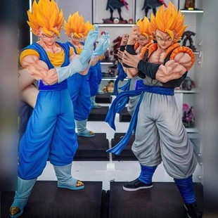 七龙珠JT雕像哥2%双王贝吉特悟吉塔手办模型摆件二次元周边gk雕像