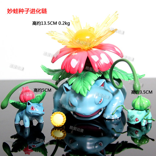 妙蛙种子妙蛙草妙蛙花进化组