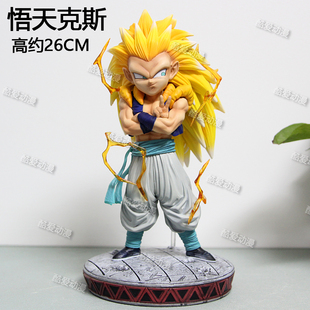 JK七龙珠 共鸣系列赛亚人CS超赛 超三悟天克斯手办模型gk摆件礼物