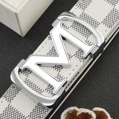 鲧禹男士二层牛皮锌合金