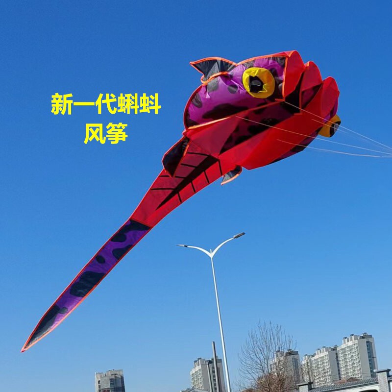 2025年新款专业软体蝌蚪风筝无骨高档成人儿童微风易飞九天风筝
