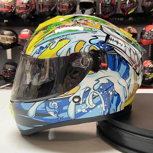 认证头盔全封闭野马正品