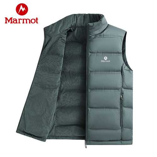 MARMOT轻薄双面穿保暖羽绒马甲