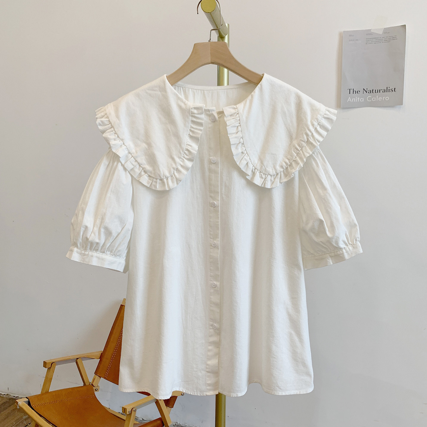 C4158娃娃领全开扣短袖衬衫,女装/女士精品,衬衫,淘宝优惠券,粉丝福利购,淘宝优惠卷