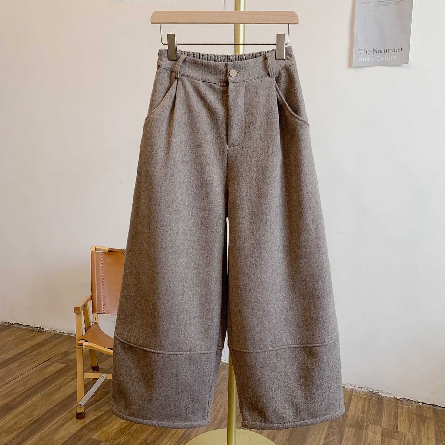 Y4249加绒半松紧腰休闲裤,女装/女士精品,休闲裤,淘宝优惠券,粉丝福利购,淘宝优惠卷