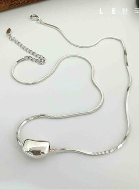 ins小众设计气质锁骨链S925纯银