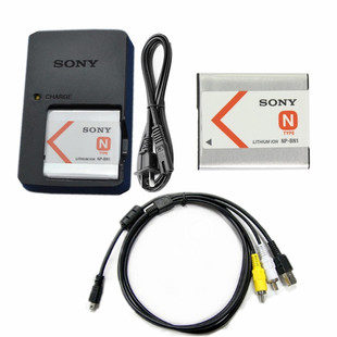索尼DSC-W690 W710 W730 W800 W810 W830照相机电池充电器+数据线