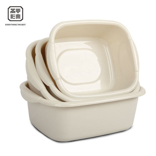 新品厨房塑料长方形盆子家用洗脸盆卫生间小号加厚大洗衣服洗菜池